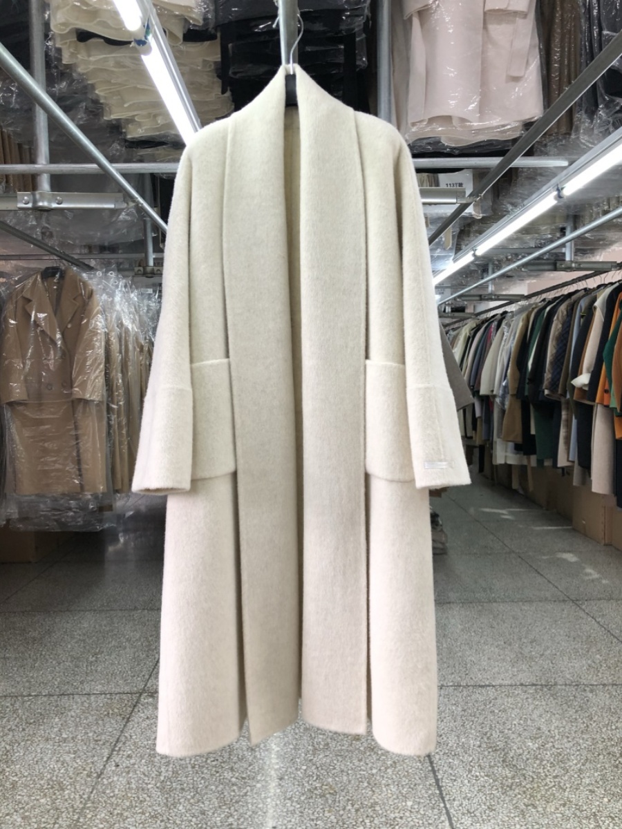 Wool Coat Peacoat - Abrigo de Cachemira de doble cara