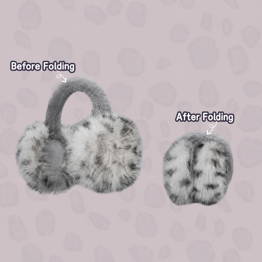 Earmuffs Foldable - Orejeras Vintage de Piel Sintética Resistentes