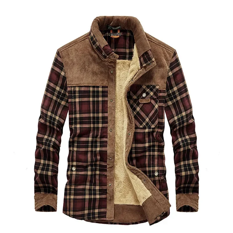 Flannel Shirt Lined - Camisas a cuadros para hombre, chaquetas