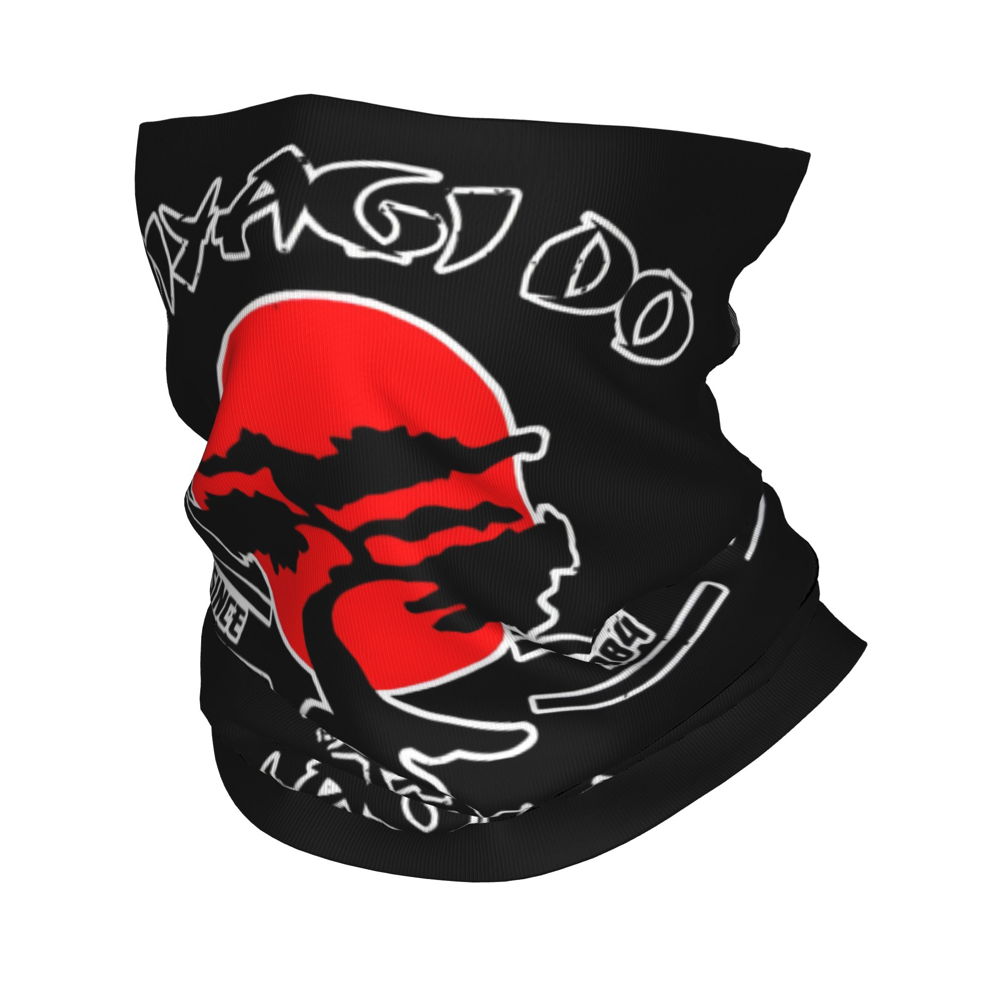 Neck Gaiter Fleece - Personalizado k-karates programa japonés Retro dibujos