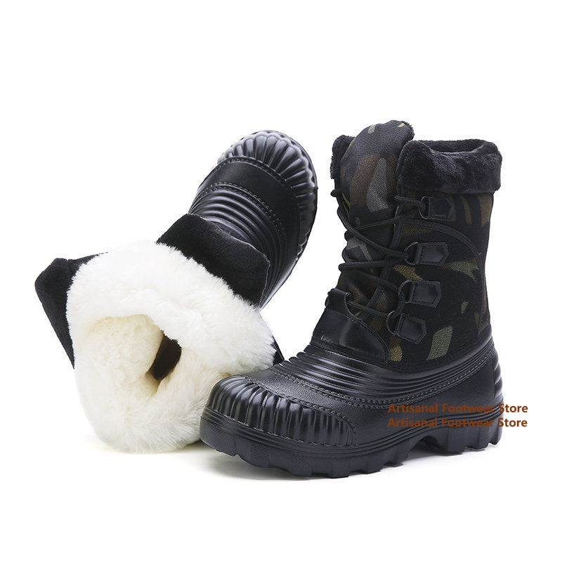 Waterproof Winter Boot - Botas de nieve para hombre con