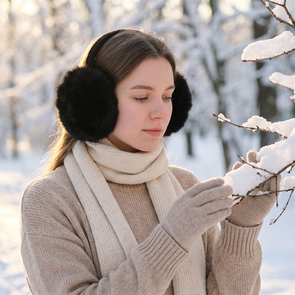 Orejeras Suaves de Piel Sintét - Earmuffs Foldable reseña y precio