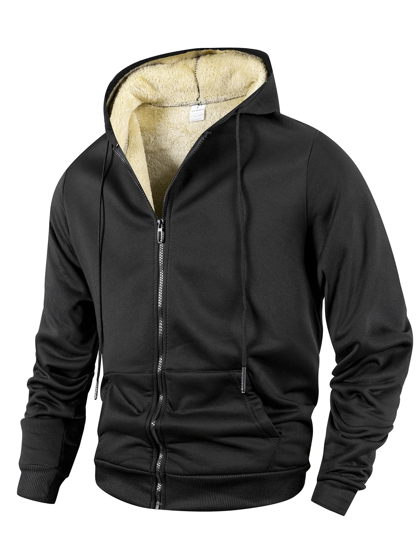 Chaqueta con capucha de forro  - Sherpa Hoodie Fleece reseña y precio