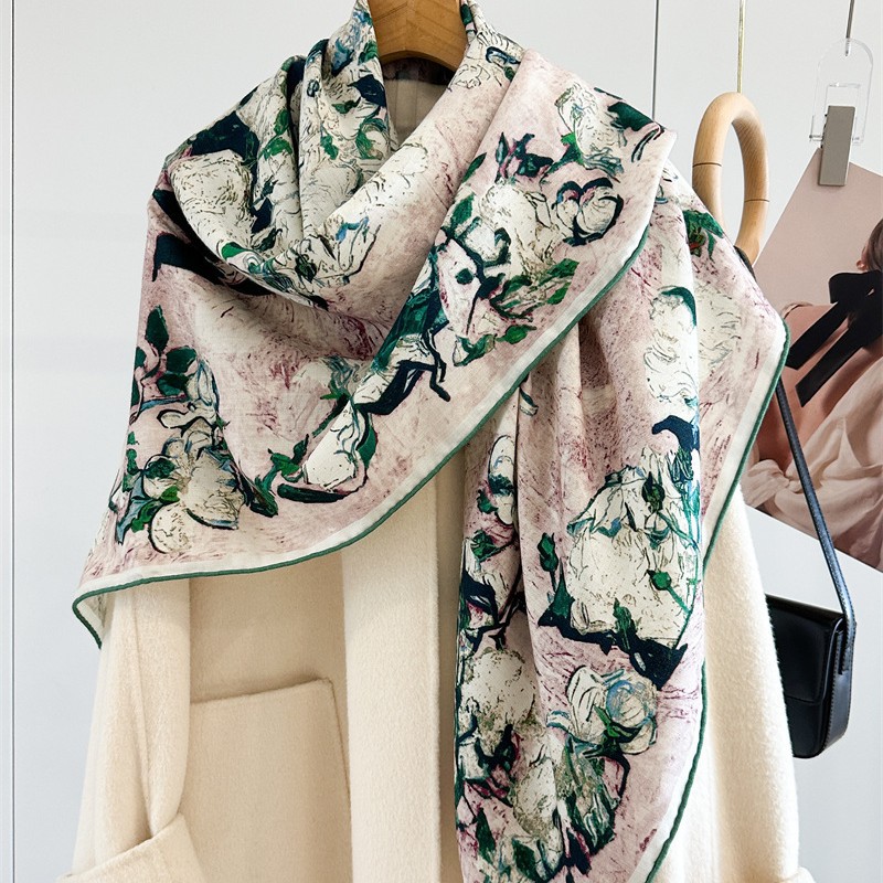 Bufanda de Lujo de Seda y Lana - Shawl Wrap Winter reseña y precio
