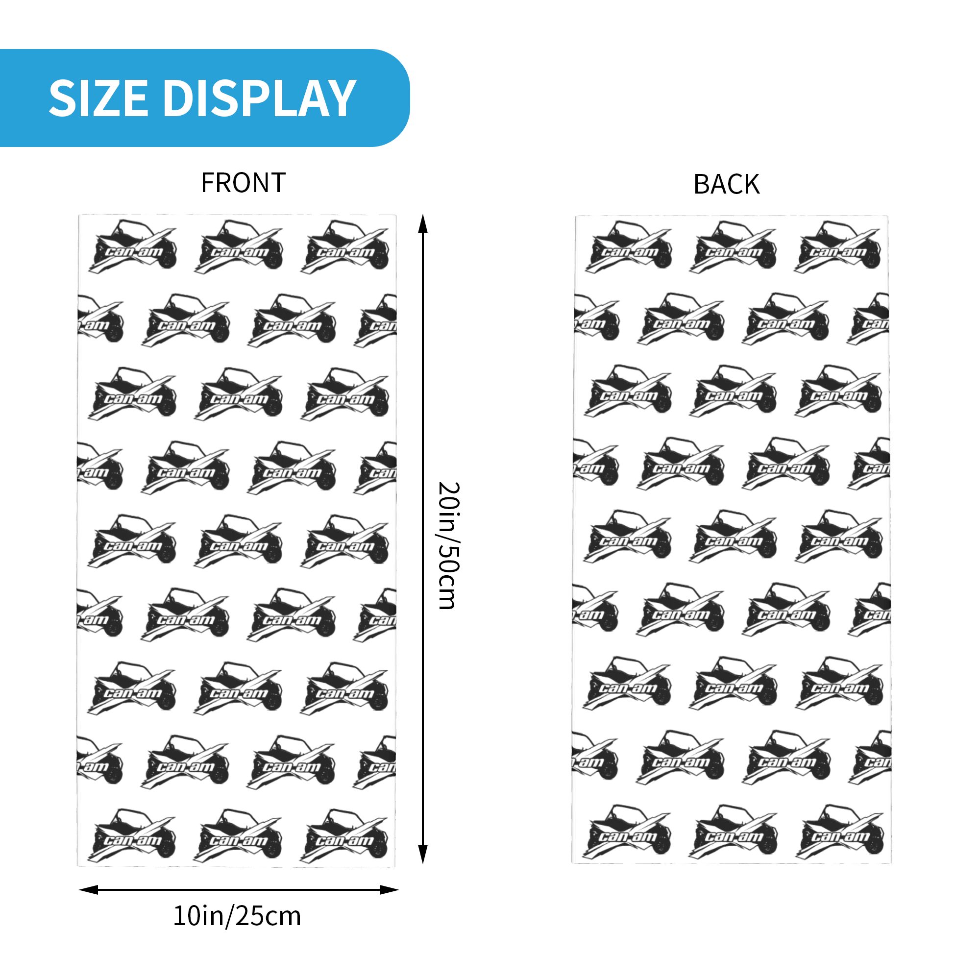 Bandana personalizada Can Am,  - Neck Gaiter Fleece reseña y precio