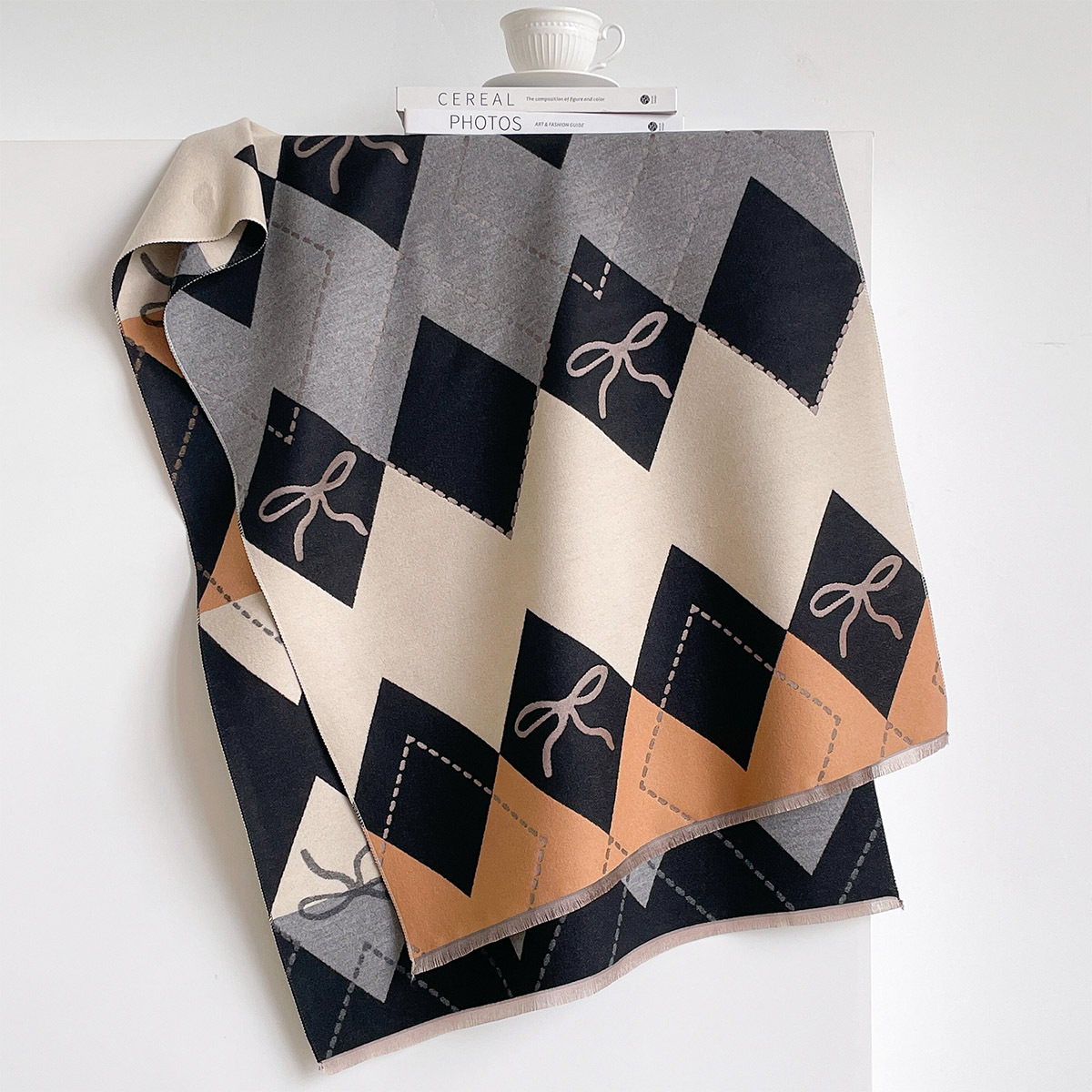 Bufanda de imitación de cachem - Cashmere Pashmina Wrap reseña y precio