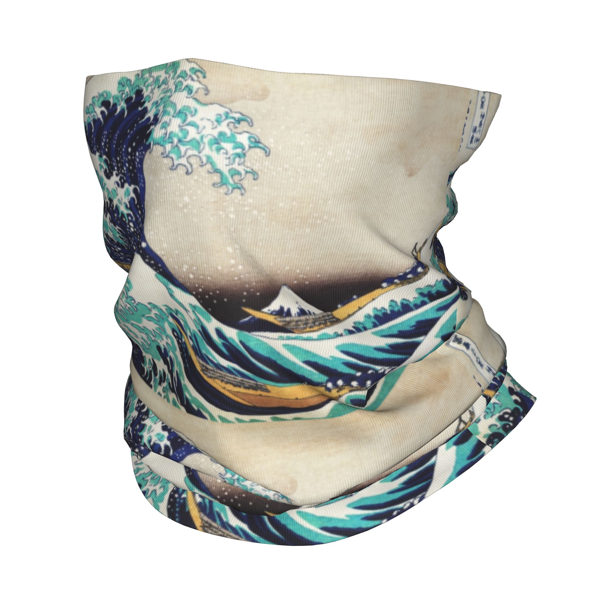 La Gran Ola de Kanagawa, Cinta - Neck Gaiter Fleece reseña y precio