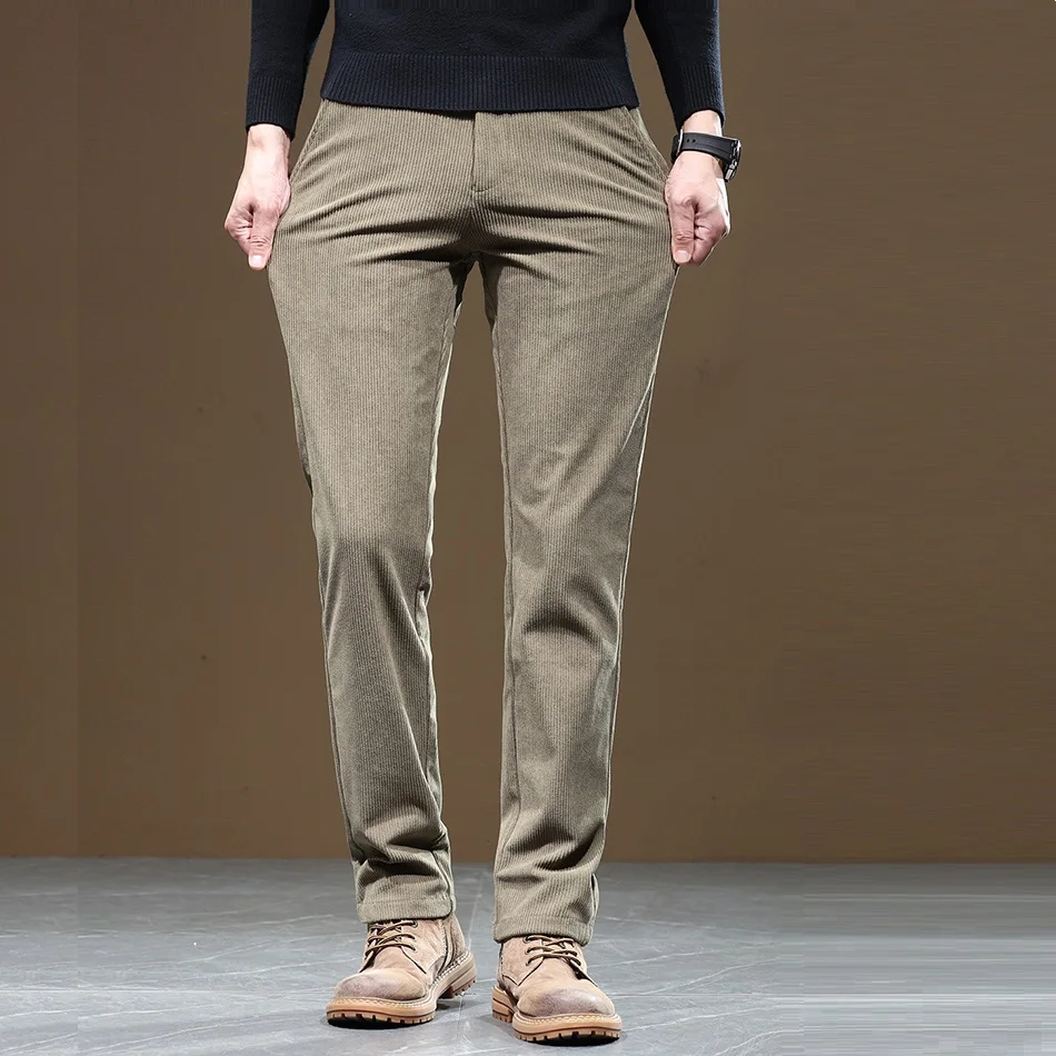 Pantalones rectos ajustados pa - Corduroy Pant Warm reseña y precio