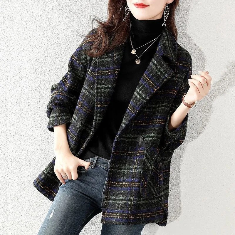 Chaqueta de Traje de Lana a Cu - Wool Coat Peacoat reseña y precio