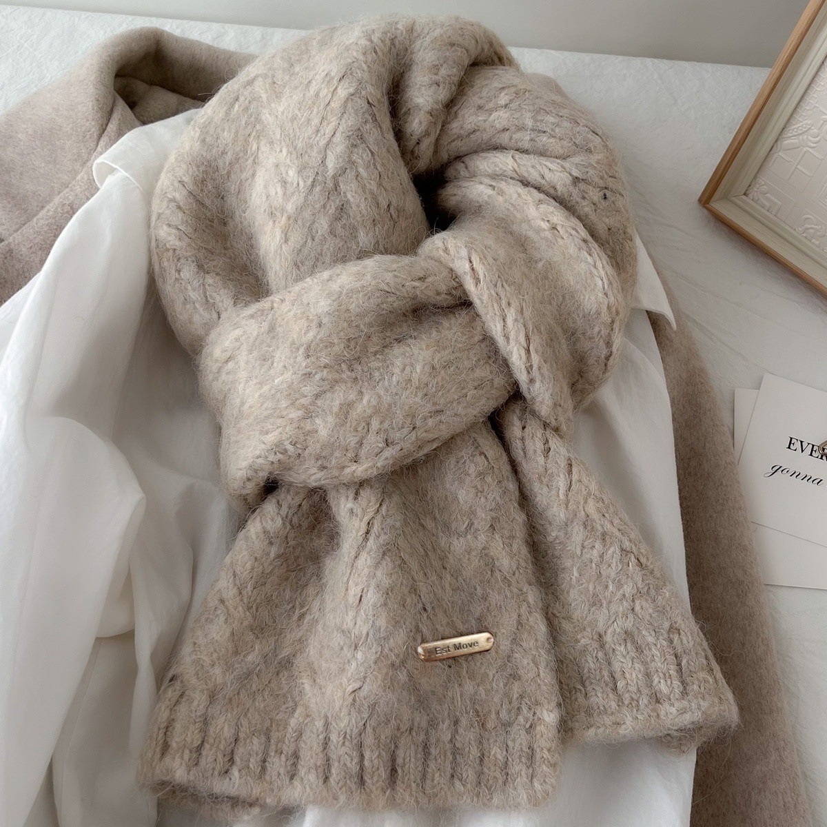 Bufanda de lana de alta calida - Wool Scarf Men reseña y precio
