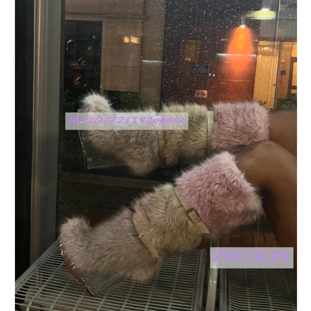 Botas de cuña transparentes pe - Waterproof Winter Boot reseña y precio