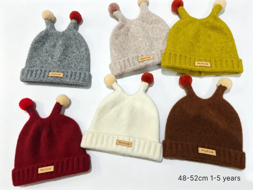 Gorro de invierno para niños,  - Knit Beanie Hat Warm reseña y precio