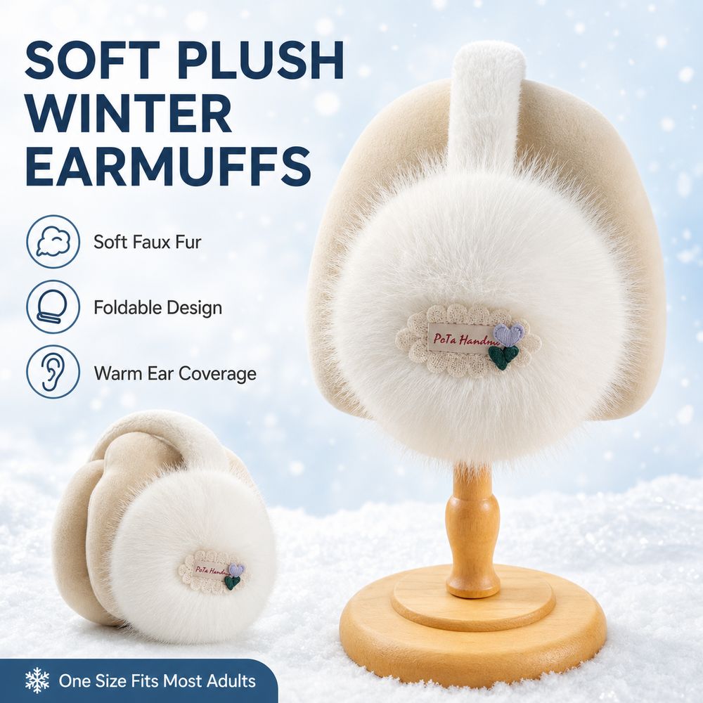 Nuevas Orejeras de Piel Sintét - Earmuffs Foldable reseña y precio