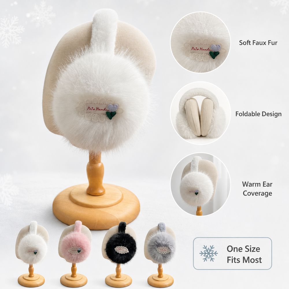 Nuevas Orejeras de Piel Sintét - Earmuffs Foldable reseña y precio