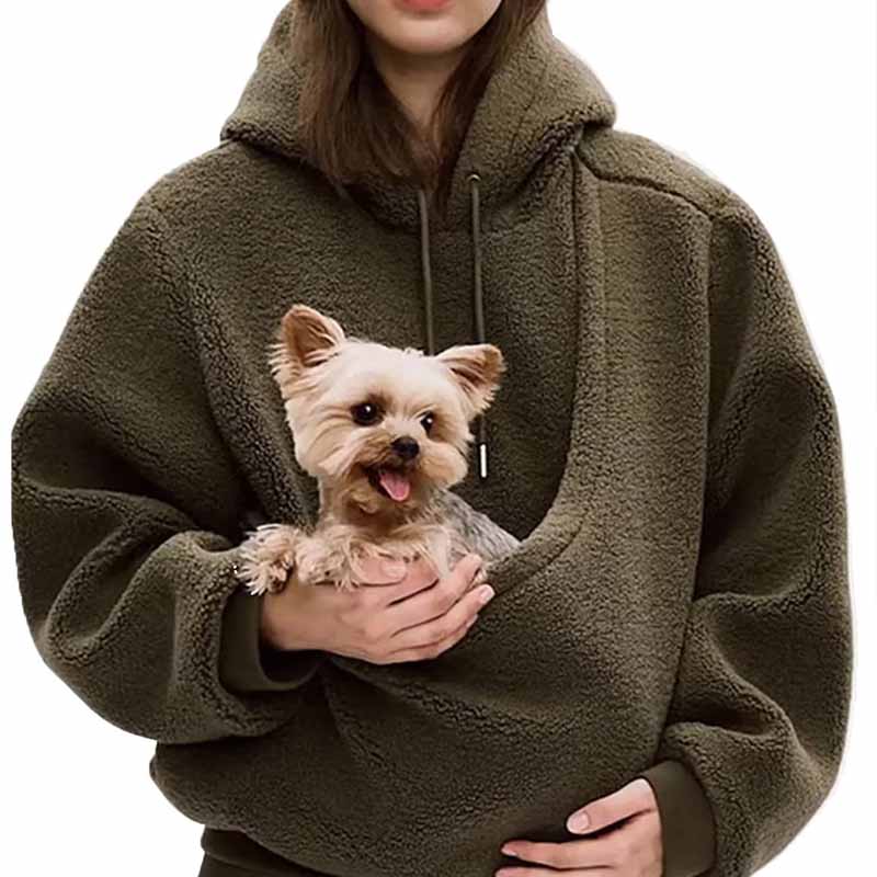 Sudadera con capucha de color  - Sherpa Hoodie Fleece reseña y precio