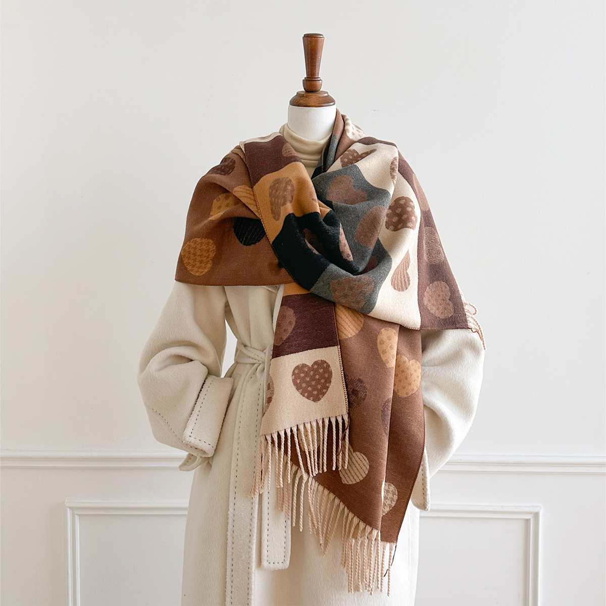 Bufanda de imitación de cachem - Cashmere Pashmina Wrap reseña y precio