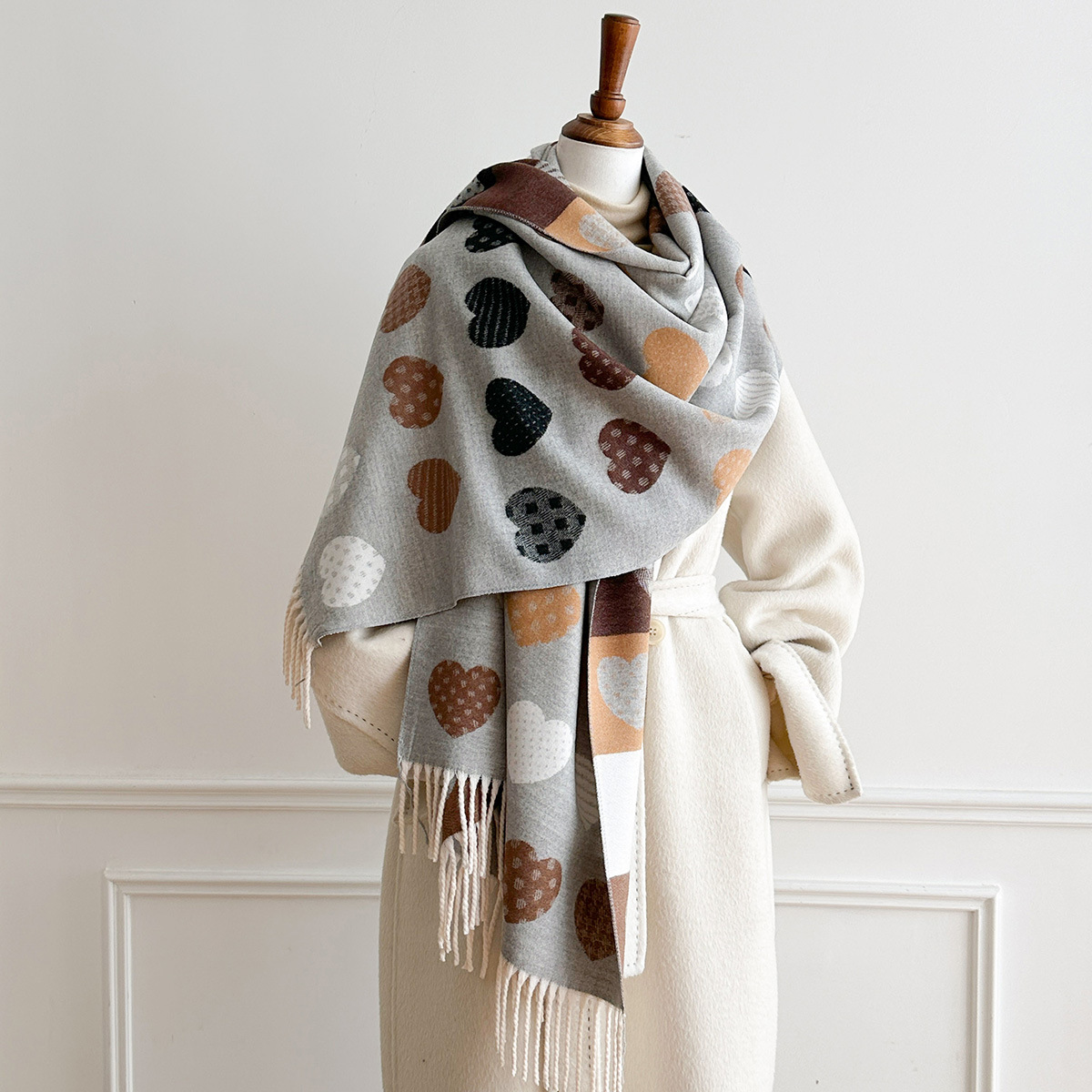 Bufanda de imitación de cachem - Cashmere Pashmina Wrap reseña y precio