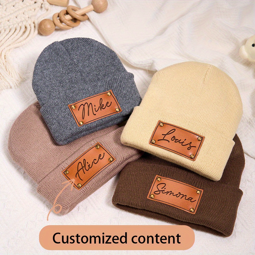 Gorro de invierno de punto con - Knit Beanie Hat Warm reseña y precio