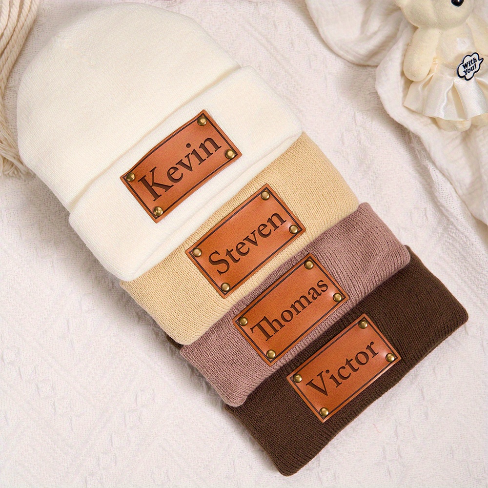 Gorro de invierno de punto con - Knit Beanie Hat Warm reseña y precio