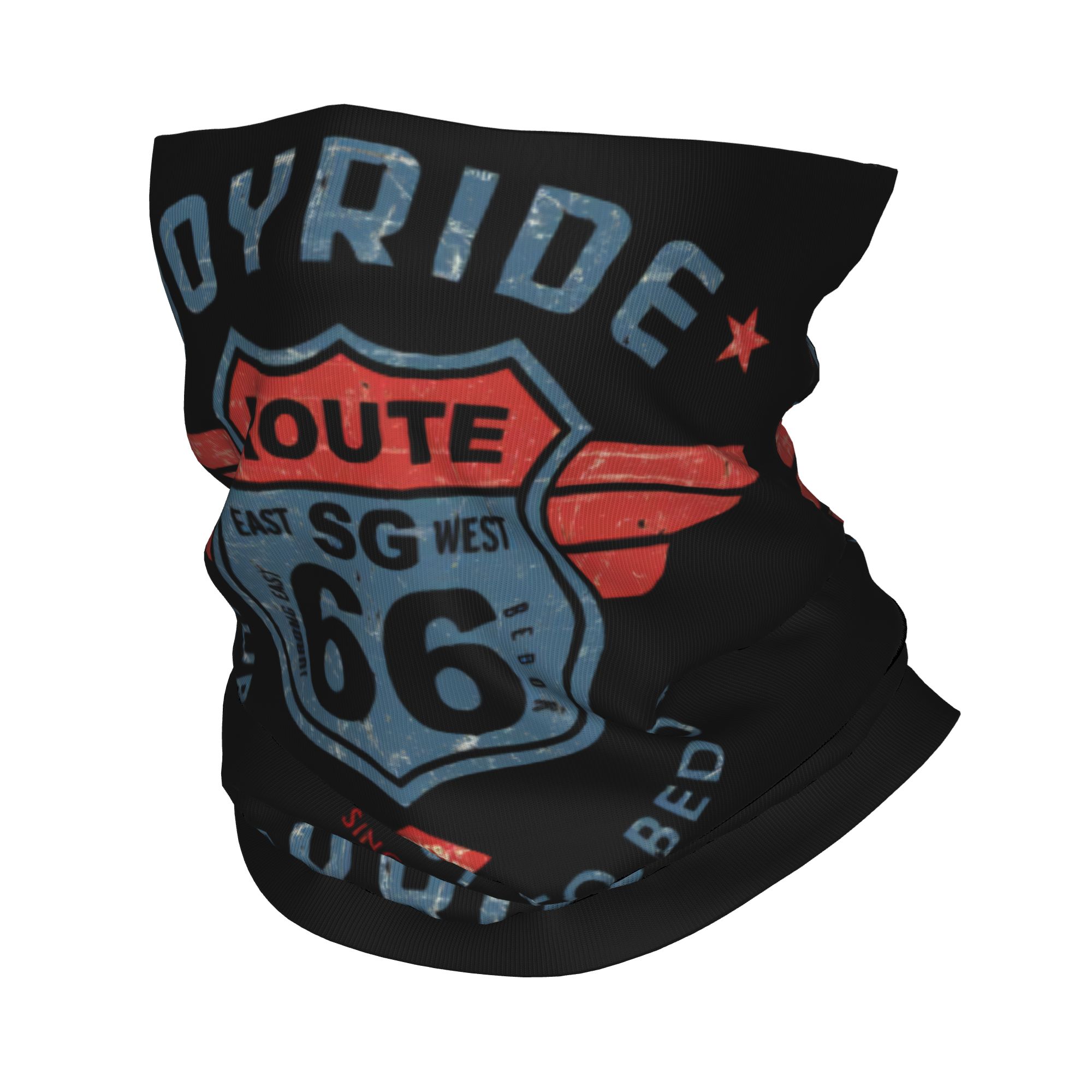 Cubre Cuello Route 66 para Mot - Neck Gaiter Fleece reseña y precio