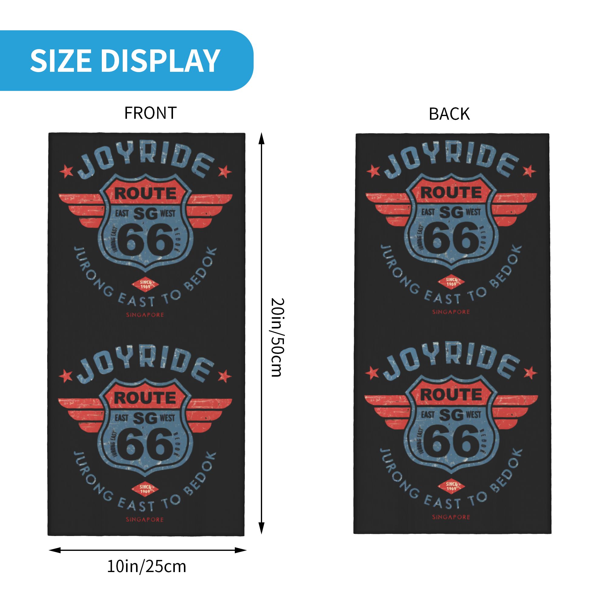 Cubre Cuello Route 66 para Mot - Neck Gaiter Fleece reseña y precio