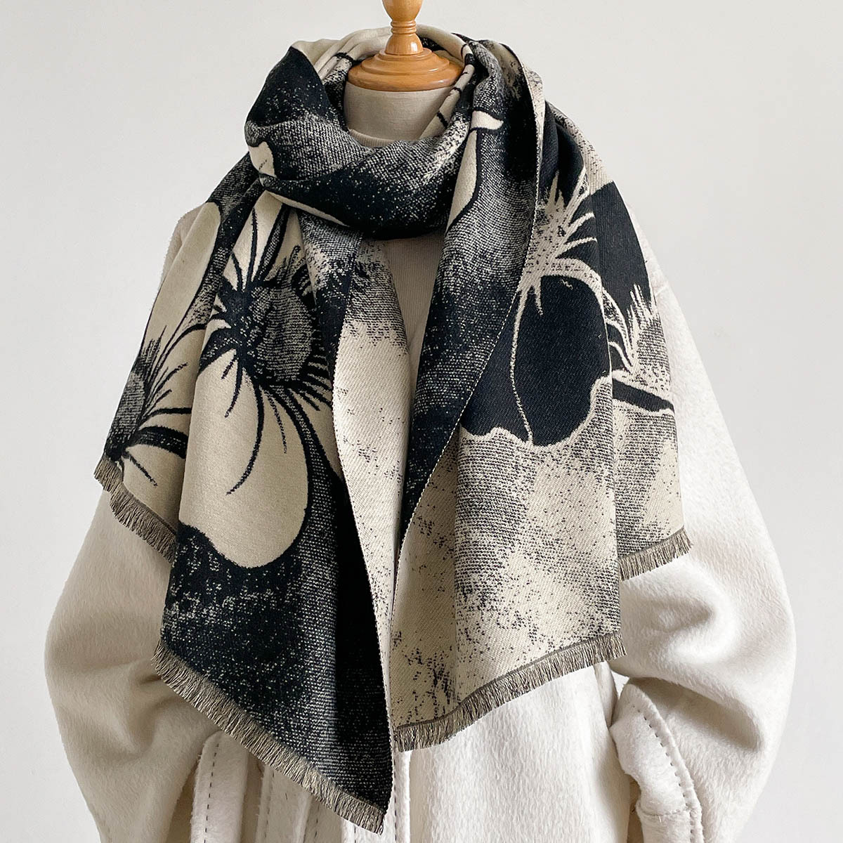 Bufanda de imitación de cachem - Cashmere Pashmina Wrap reseña y precio