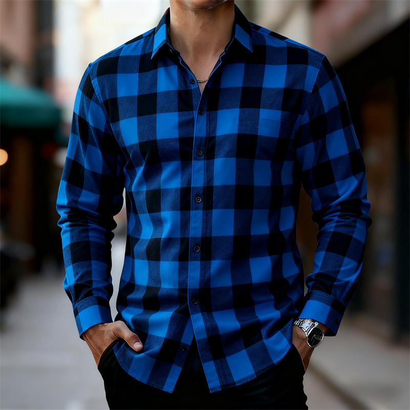 Camisa Clásica de Manga Larga  - Flannel Shirt Lined reseña y precio