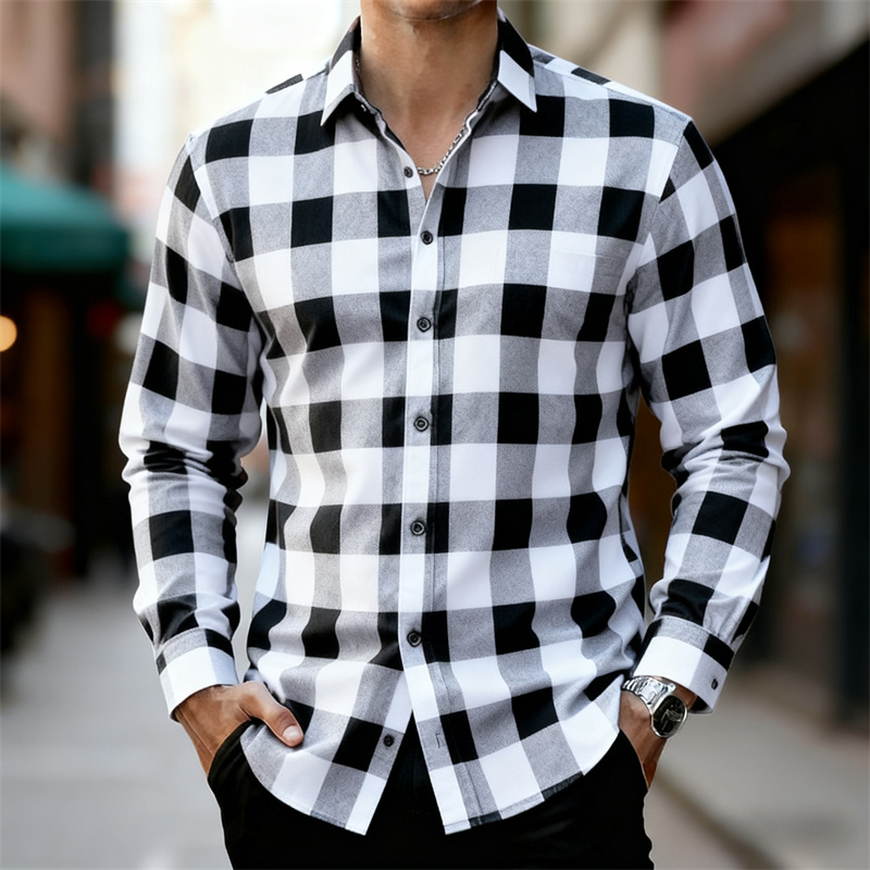 Camisa Clásica de Manga Larga  - Flannel Shirt Lined reseña y precio