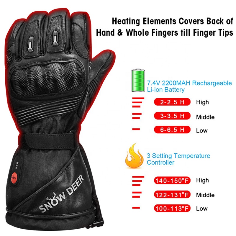 Guantes Calefactables para Mot - Touch Screen Gloves reseña y precio