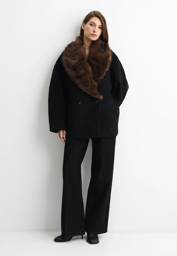 Abrigo de lana de doble botona - Wool Coat Peacoat reseña y precio