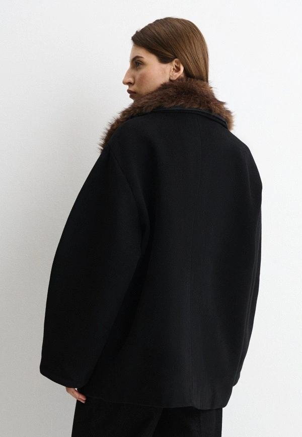 Abrigo de lana de doble botona - Wool Coat Peacoat reseña y precio