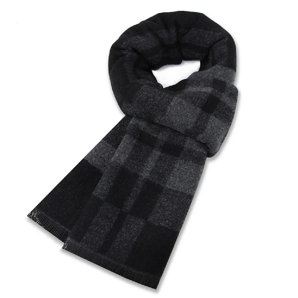 1 unidad. Bufanda de hombre a  - Wool Scarf Men reseña y precio