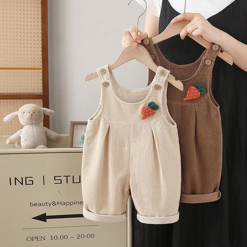 Pantalones con tirantes para b - Corduroy Pant Warm reseña y precio
