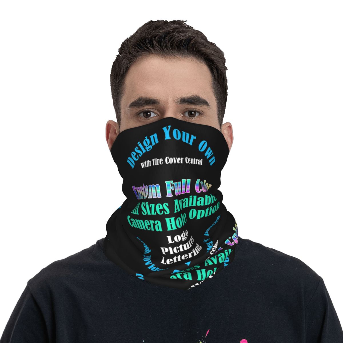 Personalizado su diseño estamp - Neck Gaiter Fleece reseña y precio