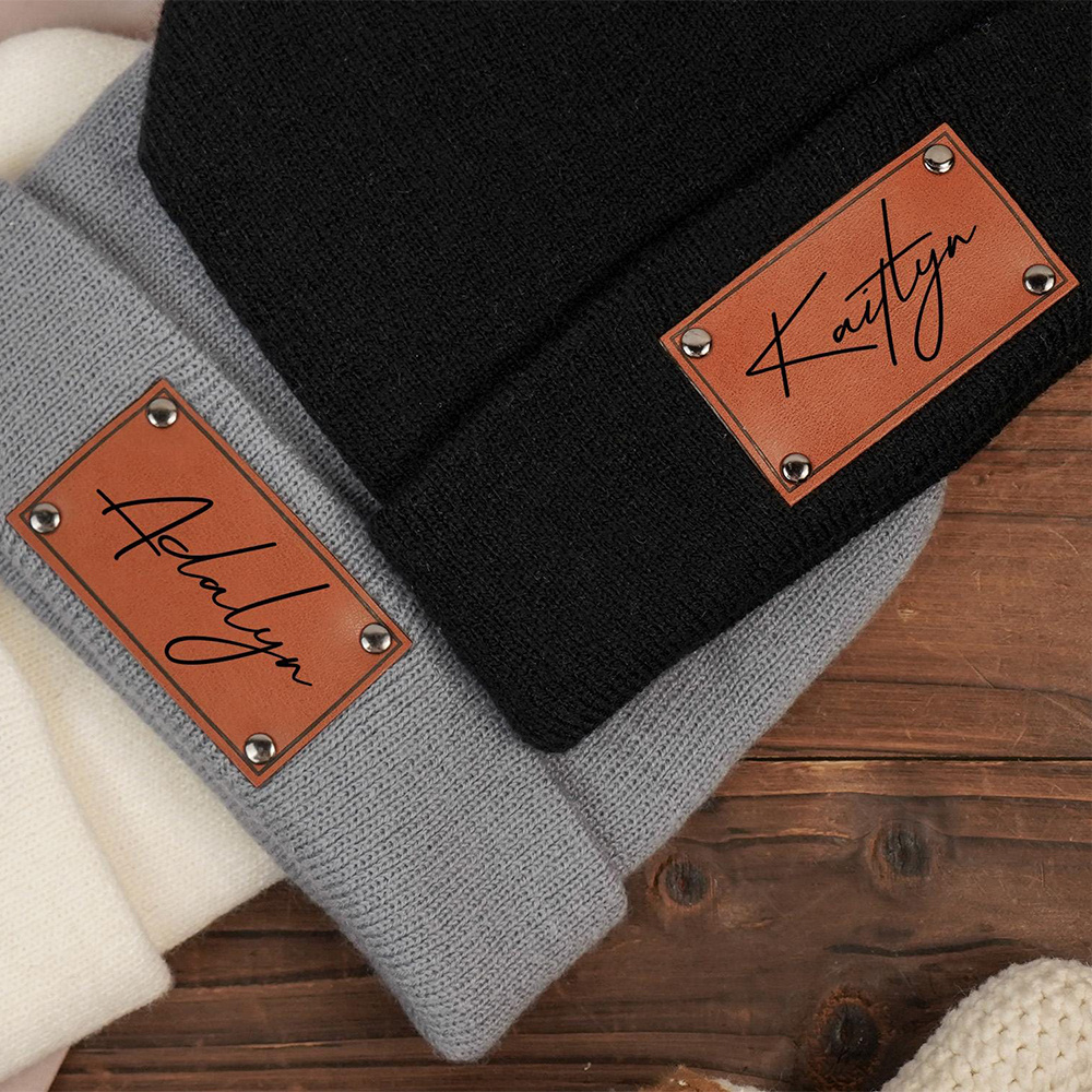 Gorro de punto con etiqueta de - Knit Beanie Hat Warm reseña y precio