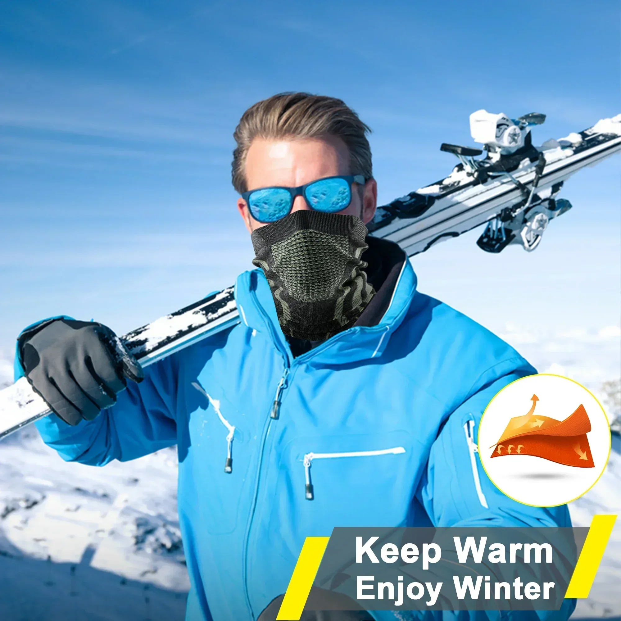 Anillo de invierno para hombre - Neck Gaiter Fleece reseña y precio