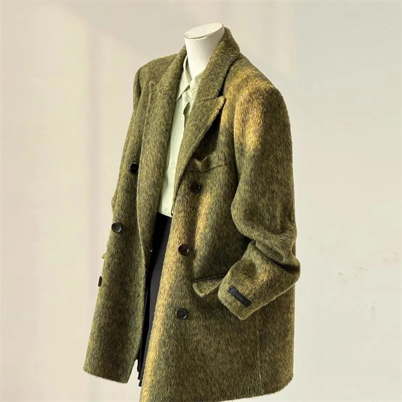 Abrigo de Lana de Doble Cara p - Wool Coat Peacoat reseña y precio