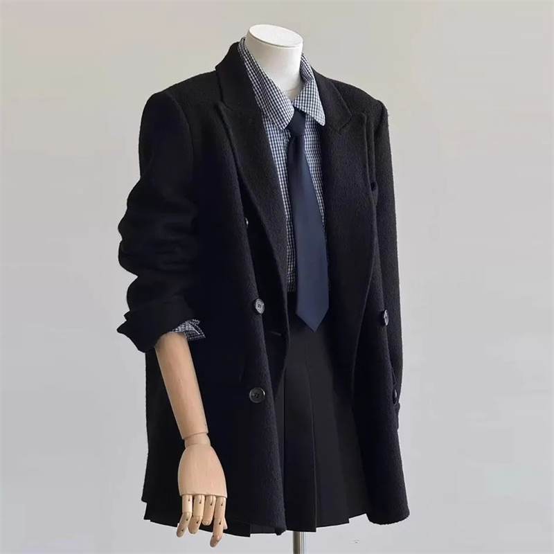 Abrigo de Lana de Doble Cara p - Wool Coat Peacoat reseña y precio